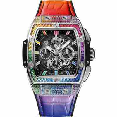 HUBLOT SPIRIT OF BIG BANG RAINBOW 42MM REF: 641.NX.0117.LR.0999