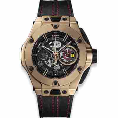 HUBLOT BIG BANG FERRARI ROSE GOLD 45MM REF: 401.MX.0123.VR