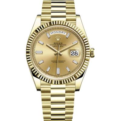 ROLEX DAY-DATE FULL 18K YELLOW GOLD 40MM REF: 228238