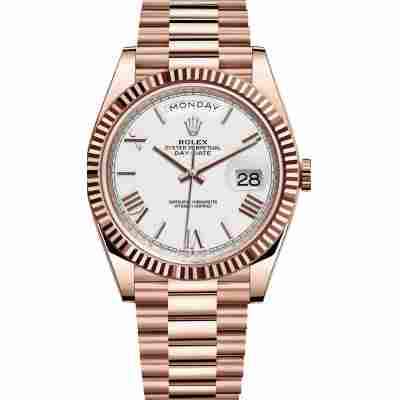 ROLEX DAY-DATE 40MM ROSE GOLD AUTOMATIC REF: 228235
