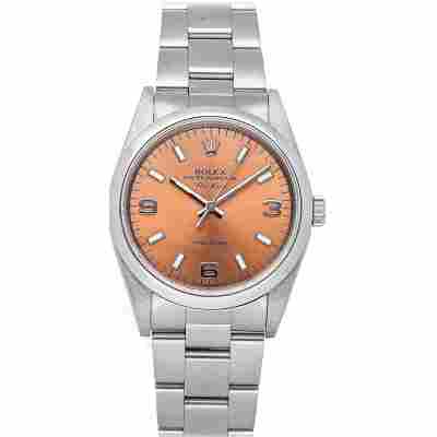 ROLEX AIR KING 34MM SALMON DIAL AUTOMATIC REF: 14000