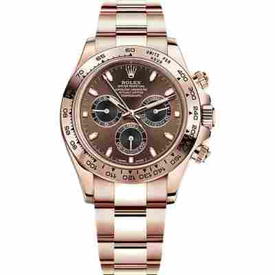 ROLEX DAYTONA COSMOGRAPH 40MM ROSE GOLD CHOCOLATE DIAL REF: 116505