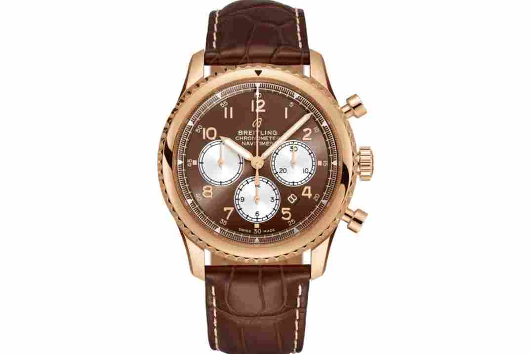 BREITLING NAVITIMER 8 CHRONOMETER 41MM BROWN DIAL REF: RB0117131Q1P1
