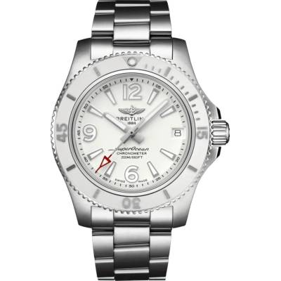 BREITLING SUPEROCEAN 36MM WHITE DIAL AUTOMATIC REF: A17316D21A1A1