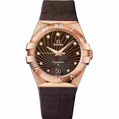 OMEGA CONSTELLATION 35MM QUARTZ ROSE GOLD REF: 123.53.35.60.63.001