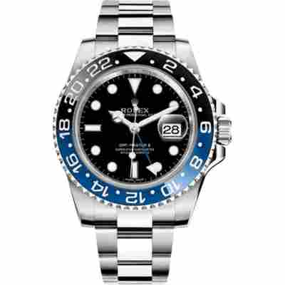 ROLEX GMT MASTER II "BATMAN" 40MM STAINLESS STEEL REF: 116710BLNR