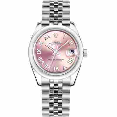 ROLEX DATEJUST 31 PINK DIAL JUBILEE AUTOMATIC REF: 67480