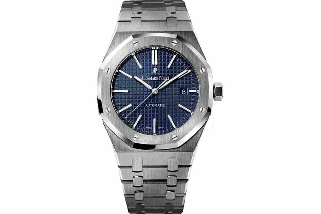 AUDEMARS PIGUET ROYAL OAK 41MM STEEL BLUE DIAL AUTOMATIC REF: 15400ST.OO.1220ST.03