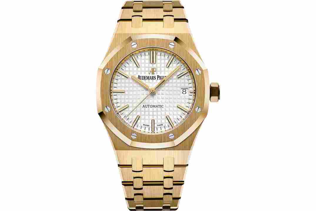 AUDEMARS PIGUET ROYAL OAK 37MM YELLOW GOLD AUTOMATIC REF: 15450BA.OO.1256BA.01