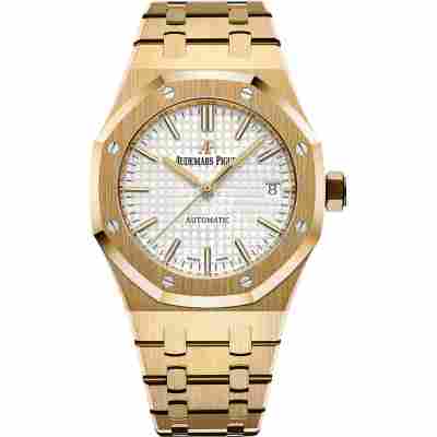 AUDEMARS PIGUET ROYAL OAK 37MM YELLOW GOLD AUTOMATIC REF: 15450BA.OO.1256BA.01