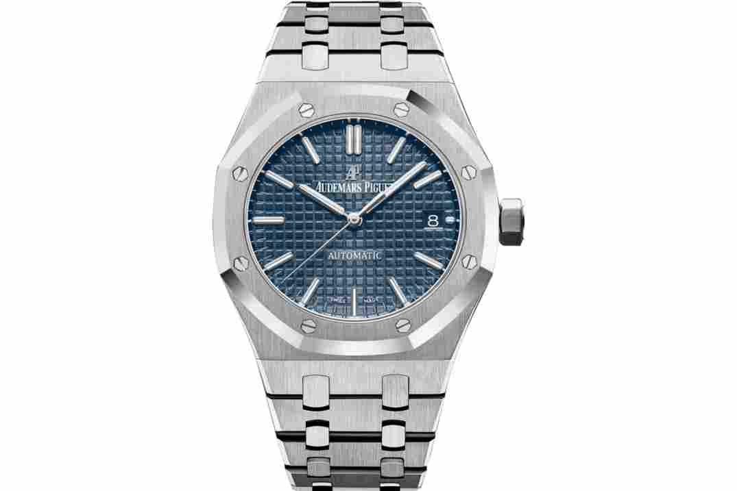 AUDEMARS PIGUET ROYAL OAK 37MM STEEL BLUE DIAL REF: 15450ST.OO.1256ST.01