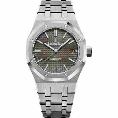 AUDEMARS PIGUET ROYAL OAK 37MM SELFWINDING STEEL GREY DIAL REF: 15450ST.OO.1256ST.02