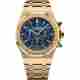AUDEMARS PIGUET ROYAL OAK 41MM CHRONOGRAPH YELLOW GOLD BLUE DIAL REF: 26320BA.OO.1220BA.02