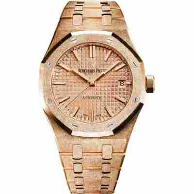 AUDEMARS PIGUET ROYAL OAK LADY 33MM FROSTED ROSE GOLD REF: 15454OR.GG.1259OR.03