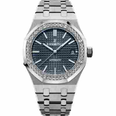 AUDEMARS PIGUET ROYAL OAK LADY 33MM STEEL BLUE DIAL REF: 15451ST.ZZ.1256ST.03