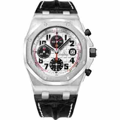 AUDEMARS PIGUET ROYAL OAK OFFSHORE 42MM CHRONOGRAPH PANDA STEEL REF: 26170ST.OO.D101CR.02