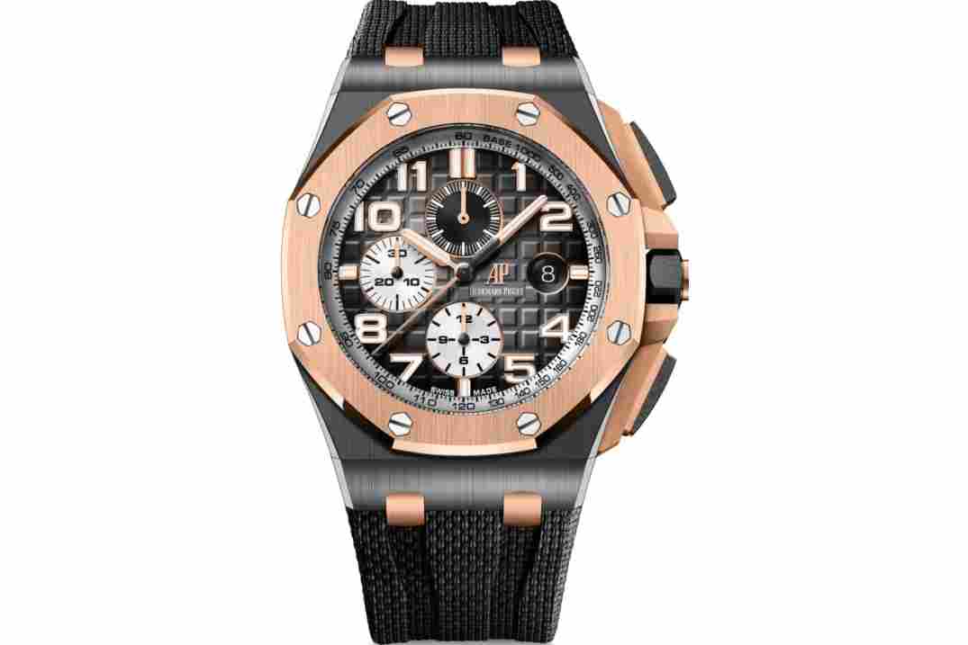 AUDEMARS PIGUET ROYAL OAK OFFSHORE 42MM CHRONOGRAPH ROSE GOLD REF: 26405NR.OO.A002CA.01
