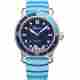 CHOPARD HAPPY DIAMONDS 40MM BLUE DIAL STEEL&RUBBER AUTOMATIC REF: 278587-3001