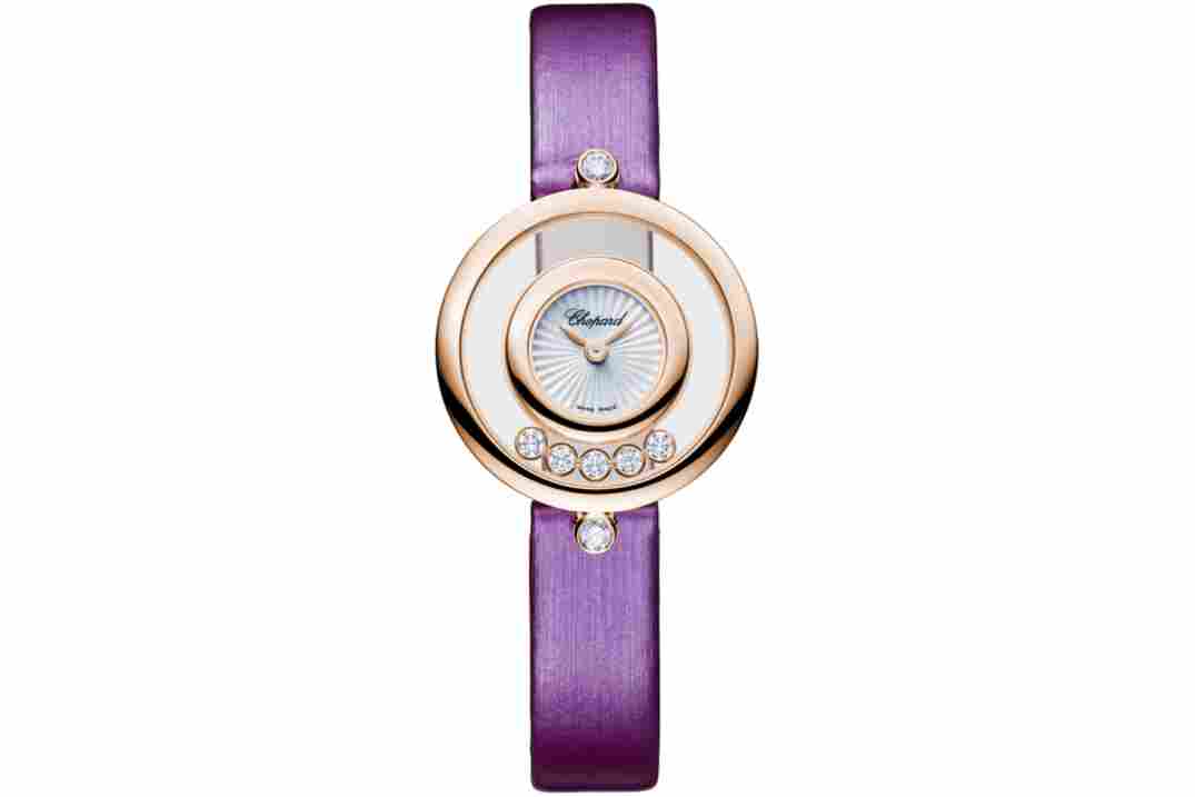 CHOPARD HAPPY DIAMONDS ICONS 26MM ROSE GOLD QUARTZ REF: 209415-5001