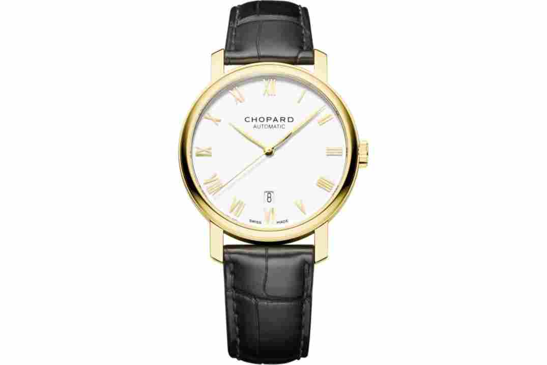 CHOPARD CLASSIC 40MM YELLOW GOLD WHITE DIAL AUTOMATIC REF: 161278-0001