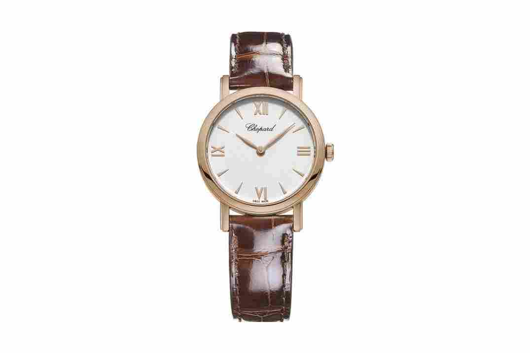 CHOPARD CLASSIC 28MM ROSE GOLD WHITE DIAL AUTOMATIC REF: 127387-5201