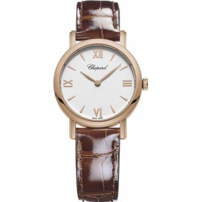 CHOPARD CLASSIC 28MM ROSE GOLD WHITE DIAL AUTOMATIC REF: 127387-5201