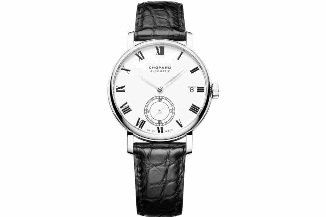 CHOPARD CLASSIC 38MM WHITE GOLD WHITE DIAL AUTOMATIC REF: 161289-1001