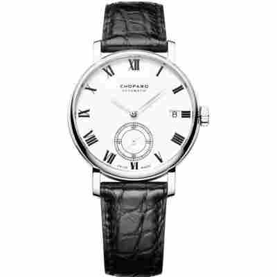 CHOPARD CLASSIC 38MM WHITE GOLD WHITE DIAL AUTOMATIC REF: 161289-1001