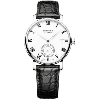 CHOPARD CLASSIC 38MM WHITE GOLD WHITE DIAL AUTOMATIC REF: 161289-1001