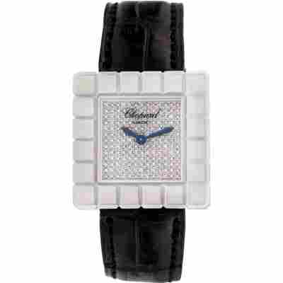 CHOPARD ICE CUBE 25MM WHITE GOLD LADIES WATCH QUARTZ REF: 12/7407