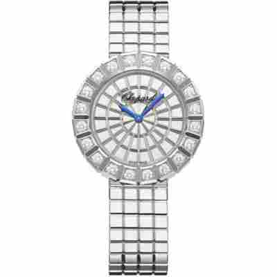 CHOPARD ICE CUBE 36MM WHITE GOLD DIAMOND LADIES WATCH QUARTZ REF: 104015-1001