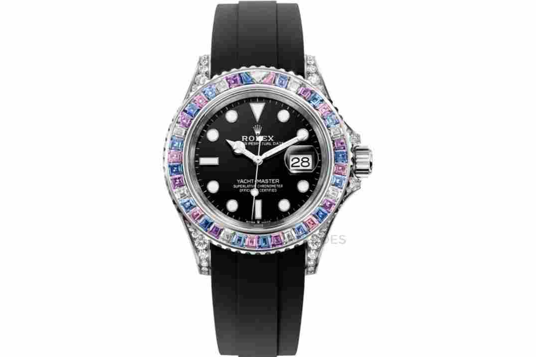 ROLEX YACHT-MASTER 40 WHITE GOLD NEW MODEL 2022 OYSTERFLEX REF: 126679SABR