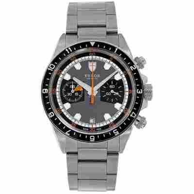 TUDOR HERITAGE CHRONOGRAPH 42MM STAINLESS STEEL GREY DIAL REF: 70330N-0006