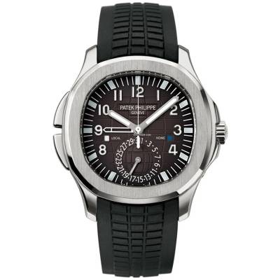 PATEK PHILIPPE AQUANAUT TRAVEL TIME 40MM STAINLESS STEEL REF: 5164A-001