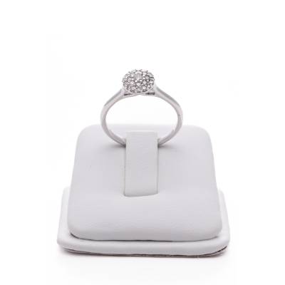 INEL DE LOGODNA AUR ALB 9K CU DIAMANT_81102
