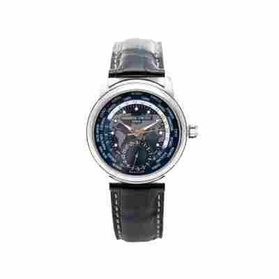 FREDERIQUE CONSTANT CLASSIC WORLDTIMER 42MM BLUE DIAL NEW 2022 REF: FC.718NWM4M6