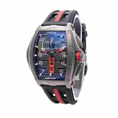 CVSTOS CHALLANGE CHRONO SPRINT TITANIUM 41MM RED LIMITED EDITION 30 PCS REF: B00107.4112001 