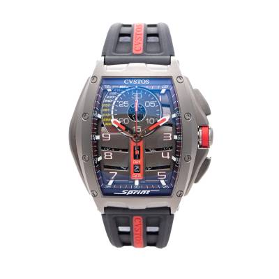 CVSTOS CHALLENGE CHRONO SPRINT TITANIUM 41MM RED LIMITED EDITION 30 PCS REF: B00107.4112001