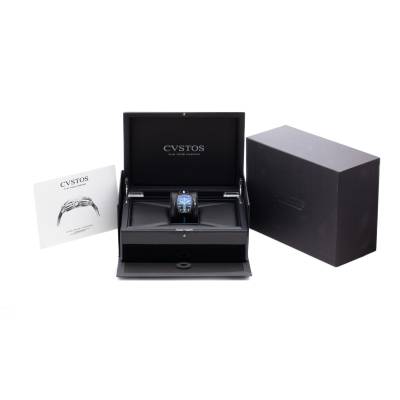 CVSTOS CHALLANGE CHRONO SPRINT TITANIUM 41MM BLUE LIMITED EDITION 30 PCS REF: B00107.4112002