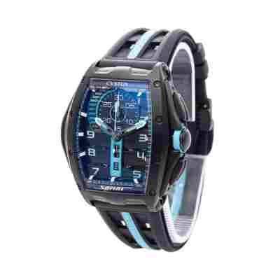 CVSTOS CHALLANGE CHRONO SPRINT TITANIUM 41MM BLUE LIMITED EDITION 30 PCS REF: B00107.4112002 