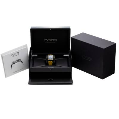 CVSTOS CHALLENGE III CHRONO BLACK STEEL 45MM SKELETONIZED YELLOW REF: B00107.4102001