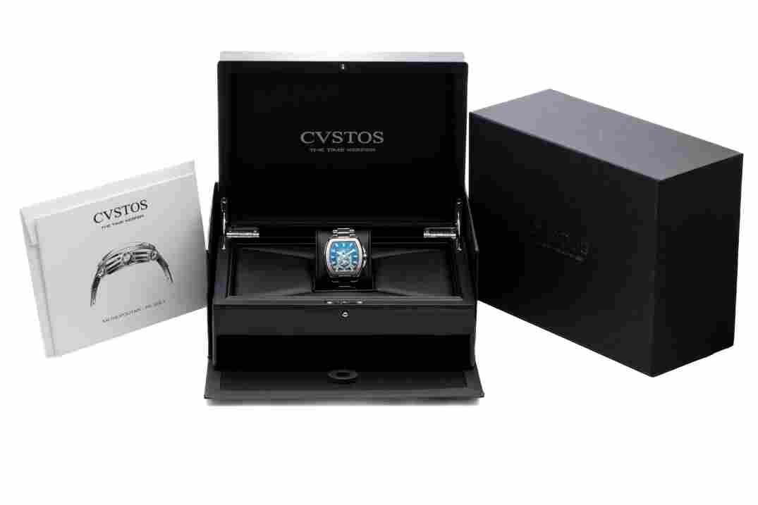 CVSTOS METROPOLITAN 42MM PS TITANIUM SQLT GREEN LIMITED EDITION 200 PIECES REF: F00103.4217001
