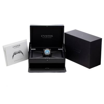 CVSTOS METROPOLITAN 42MM PS TITANIUM SQLT GREEN LIMITED EDITION 200 PIECES REF: F00103.4217001
