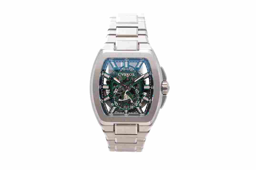 CVSTOS METROPOLITAN 42MM PS TITANIUM SQLT GREEN LIMITED EDITION 200 PIECES REF: F00103.4217001