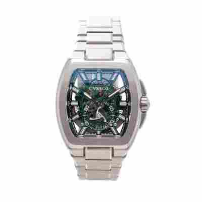 CVSTOS METROPOLITAN 42MM PS TITANIUM SQLT GREEN LIMITED EDITION 200 PIECES REF: F00103.4217001
