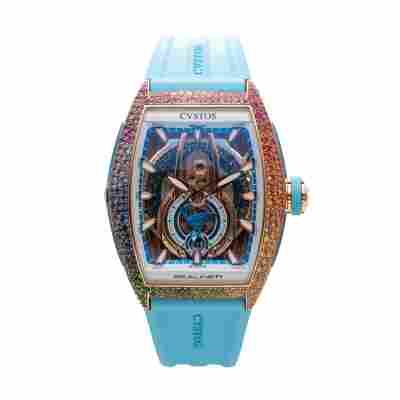 CVSTOS SEALINER PS BICOLOR 5N RED GOLD 41MM RAINBOW SNOW SETTING REF: C00103.4125003