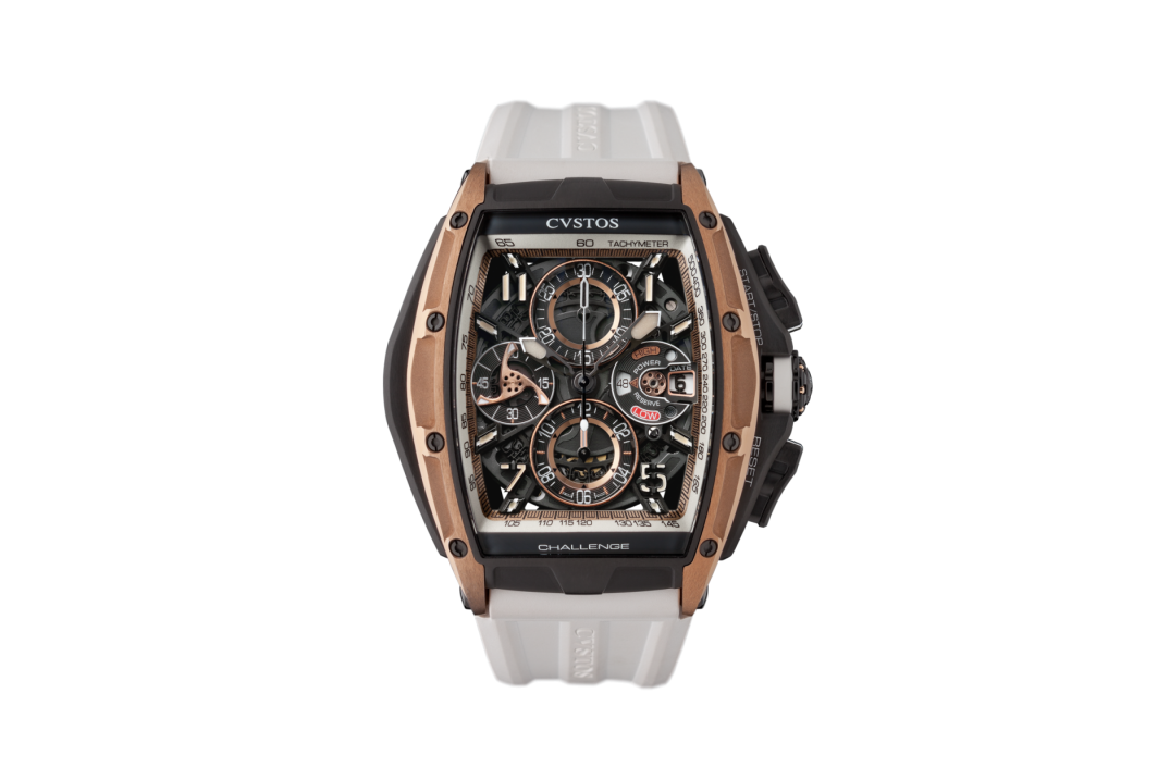 CVSTOS CHRONOGRAPH 5N RED GOLD BLACK TITANIUM WHITE REF: B00107.4172003