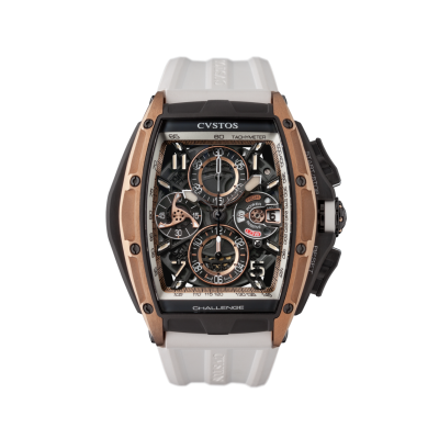 CVSTOS CHRONOGRAPH 5N RED GOLD BLACK TITANIUM WHITE REF: B00107.4172003