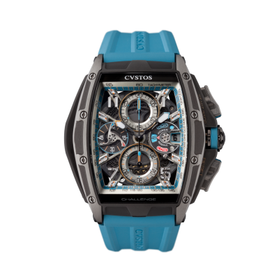 CVSTOS CHALLENGE III CHRONO GREY BRANCARD BLACK TITANIUM 41MM BLACK&BLUE REF: B00107.4176001