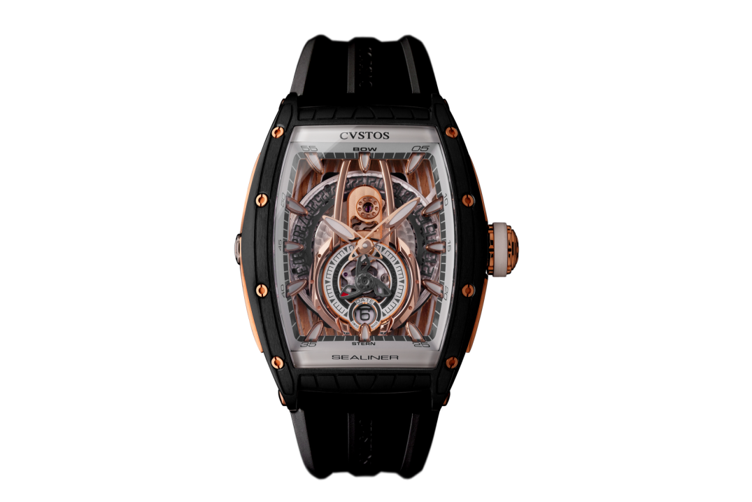 CVSTOS SEALINER PS BLACK STEEL 5N 41MM REF: C00103.4105002